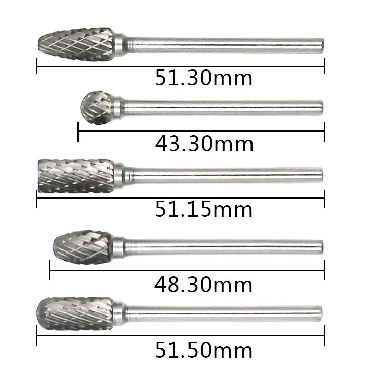 【COD+Dalam stok+Pengiriman Cepat】YUN-Mall 10 PCS Mata Bor HSS Kikir Ukir Kayu Mini Drill Grinder Mata Tuner Cun Set bor tuner porting 1 set murah / Mata Bor Tungsten Carbide Cone Spiral