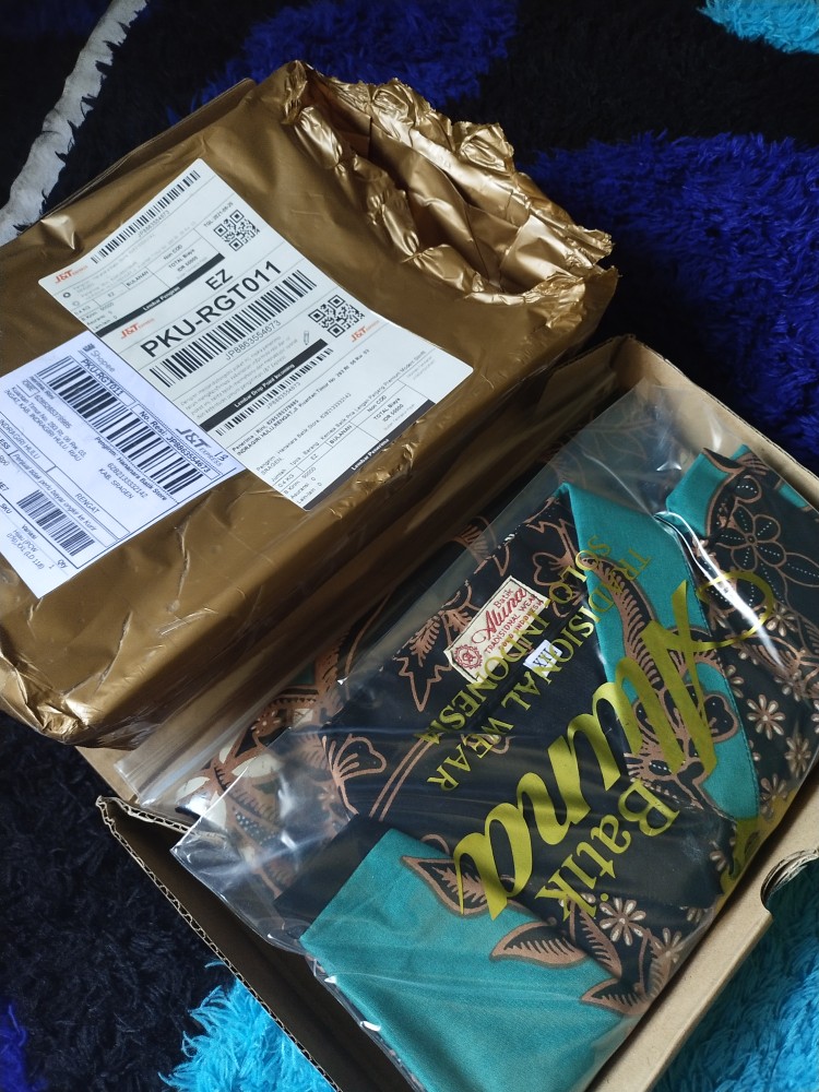 Kemeja Batik Alisan Pria Lengan Panjang Premium Solo Modern Slimfit Aluna Antasena Prabuseno 075