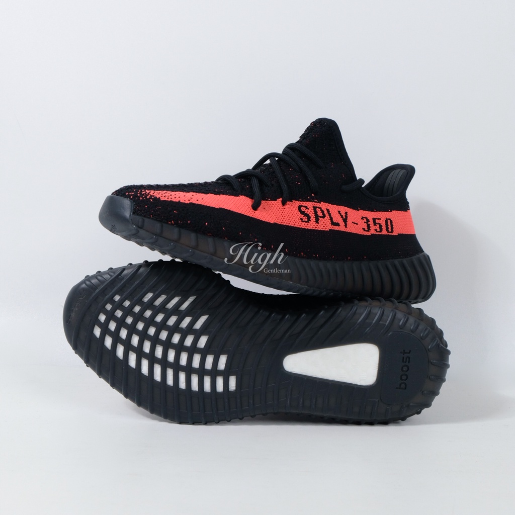 Yeezy Boost 350 V2 Core Black Red BY9612 100% Original