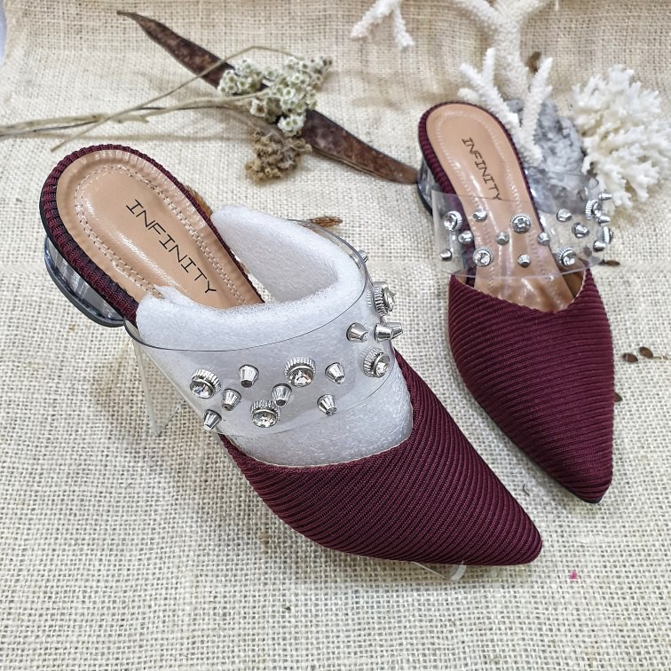 HEELS KACA INFINITY JN_93-maroon