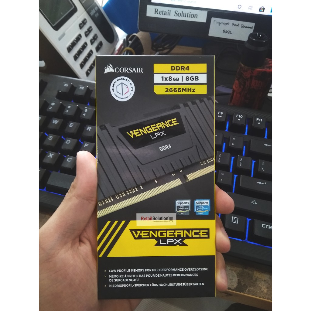 RAM Corsair Vengeance LPX 8GB 2666MHz LONGDIMM - CMK8GX4M1A2666C16