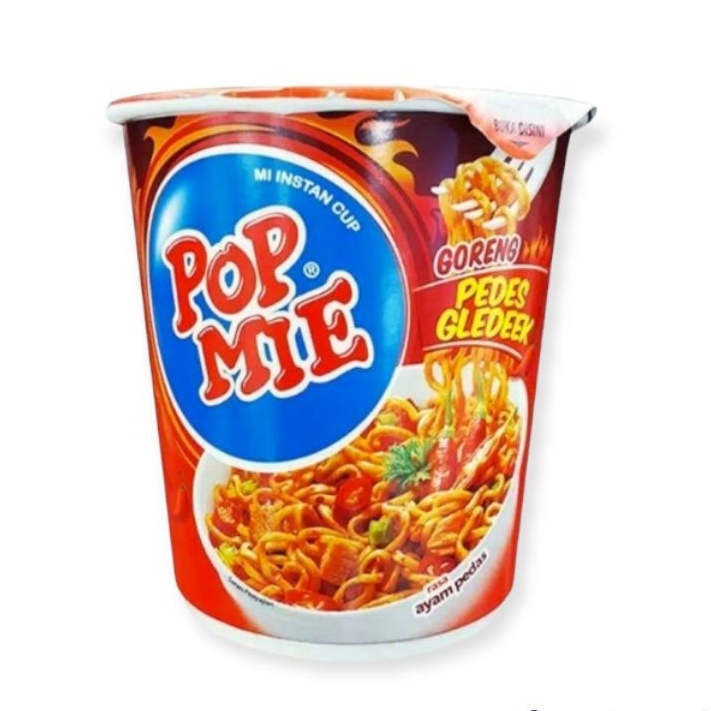 

Pop Mie Goreng Gledek Ayam Pedas 75G