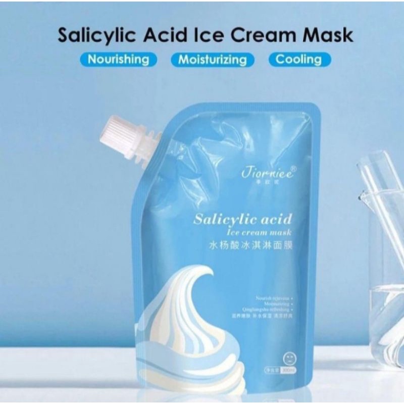 JIORNIEE MASKER ES CREAM | JIORNIEE SALICYLIC ACID ICE CREAM MASK |