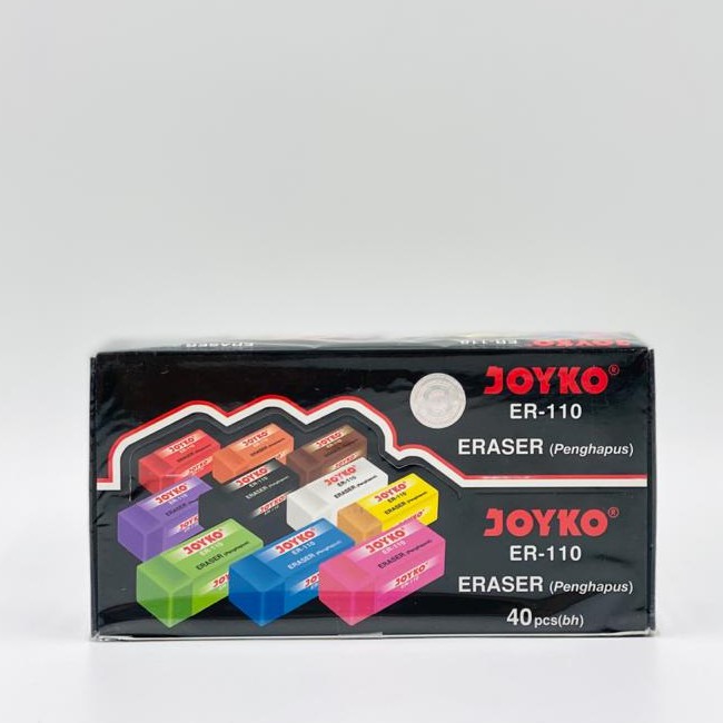 

Penghapus Stip Eraser Joyko Kecil B40 Fancy Warna Warni ER-110 ER 110
