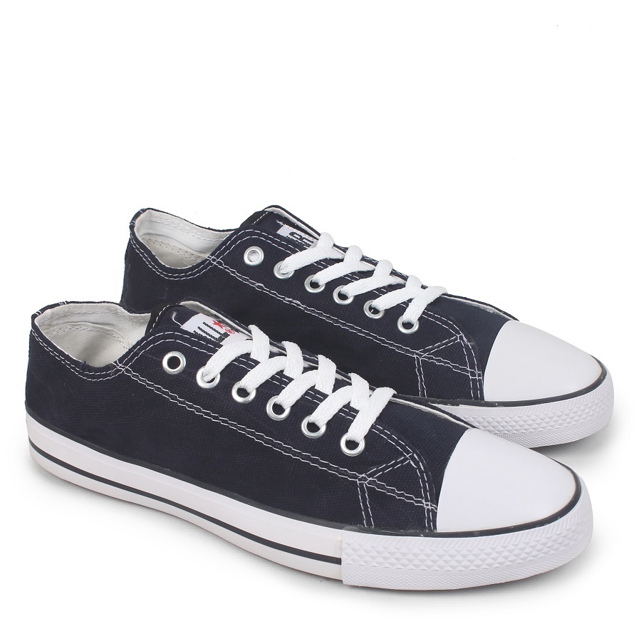 SEPATU TERBARU 2020 - Sepatu pria kets sekolah santai keren konverse all star navy