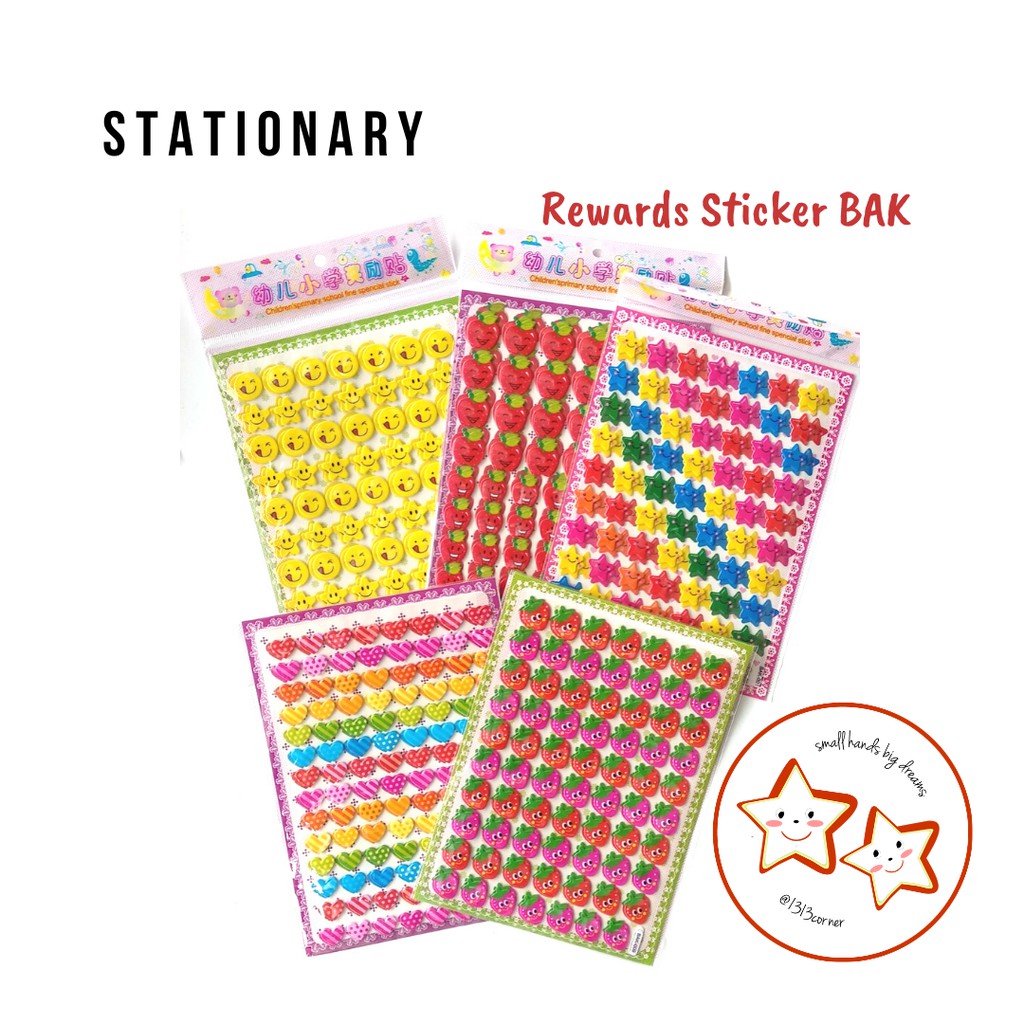 

Reward Sticker BAK / Stiker Anak / Stiker Sekolah / Stiker Lucu