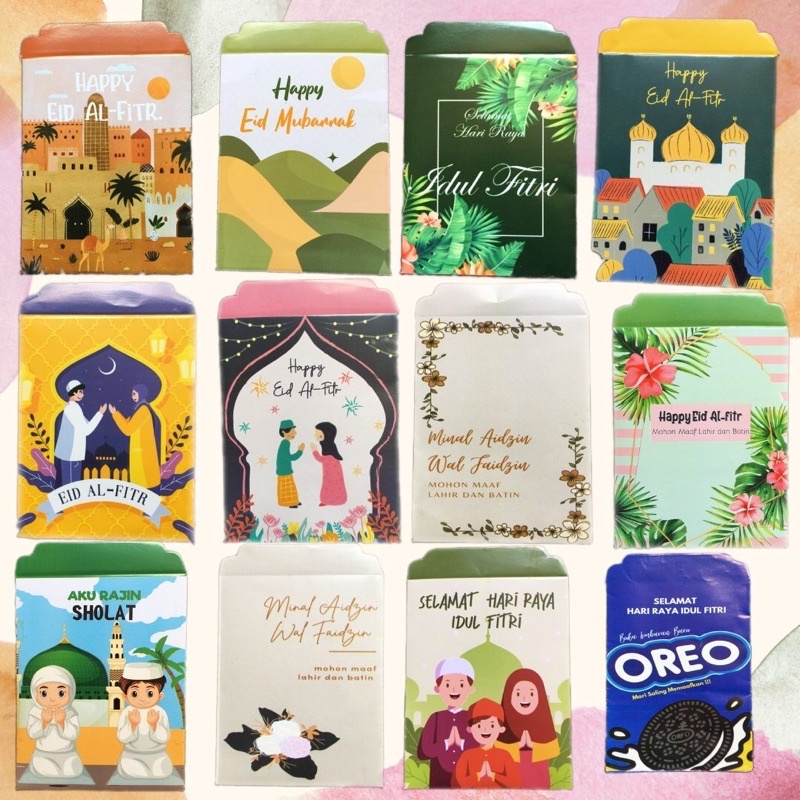 

Amplop lebaran Aesthetic | Amplop lebaran snack | Amplop Lebaran Vintage Cartoon