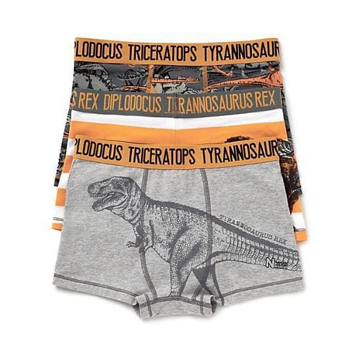 Marks and Spencer - 3 Pack Cotton Rich Natural History Museum Trunks