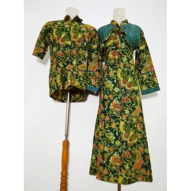 Sarimbit Gamis - Hem - Batik Coupelan - Batik Pasangan