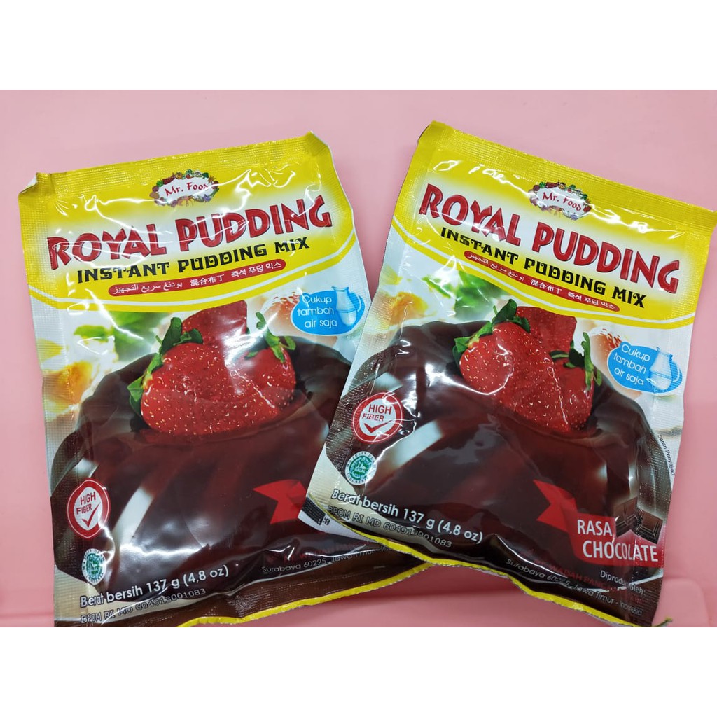 

JELY ROYAL PUDING CHOCOLATE 137 Gr ENAK