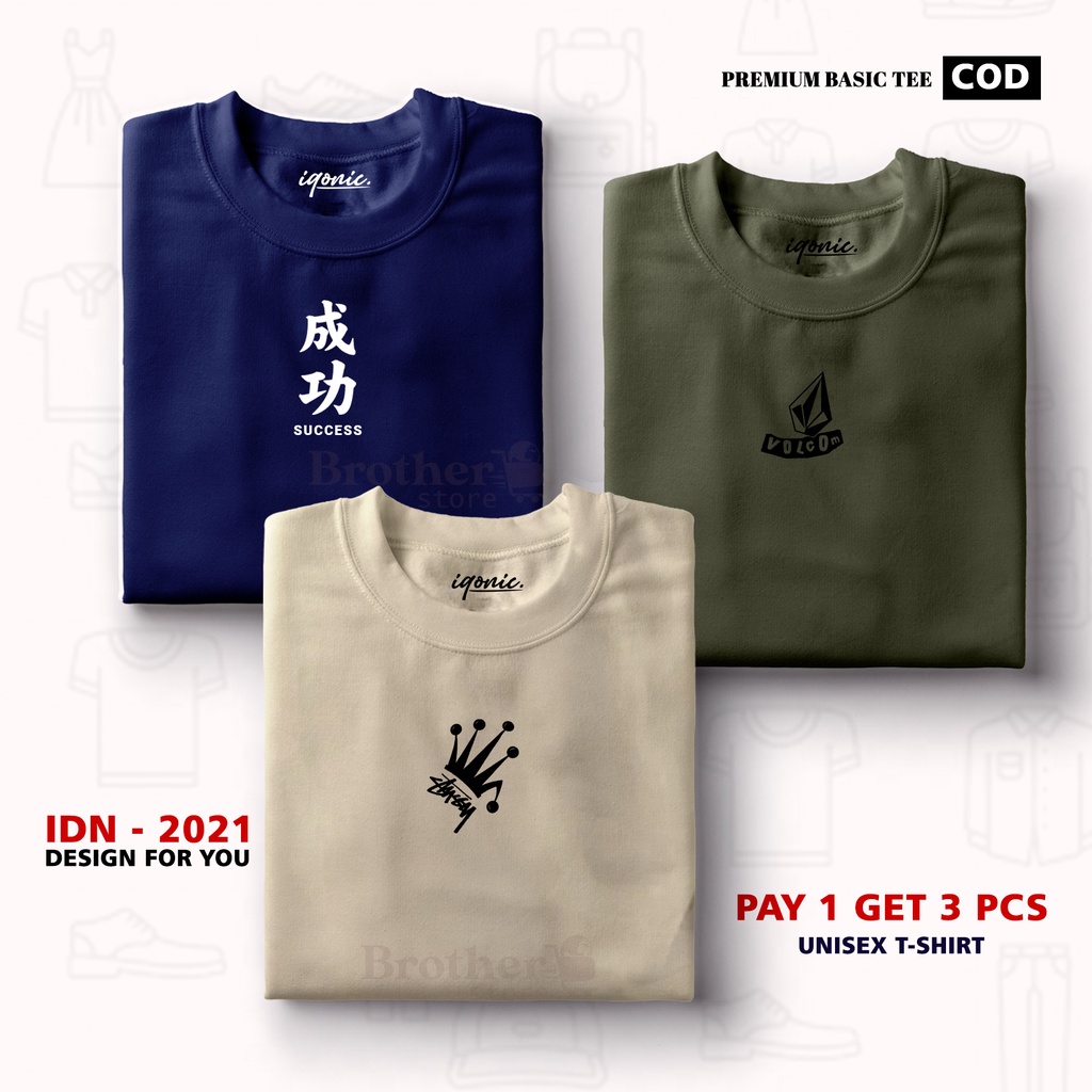 BUY 1 OR 3 PCS ( PROMO COD ) BROTHER STORE / Kaos Distro100% Catoon Combed 30s /ArticelSVS