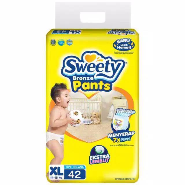 Sweety Bronze Pant Jumbo XL Isi 26+2 Diapers Celana popok sekali pakai pampers