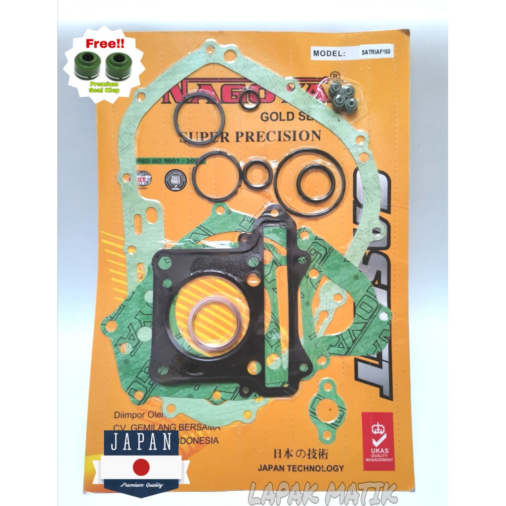 Paking Gasket FULLSET SATRIA FU F150 Nagoya Gold full set perpak packing