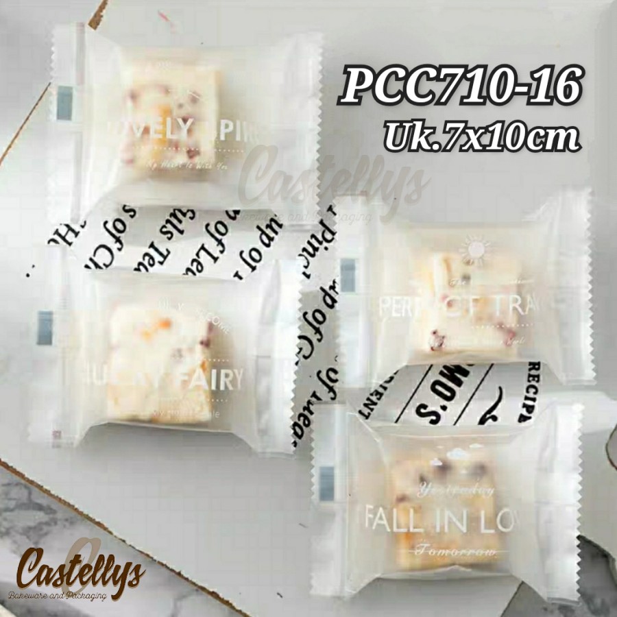 

Plastik Cookies PCC 710-16 Nastar Kue Kering Nougat Coklat Permen Snack dll