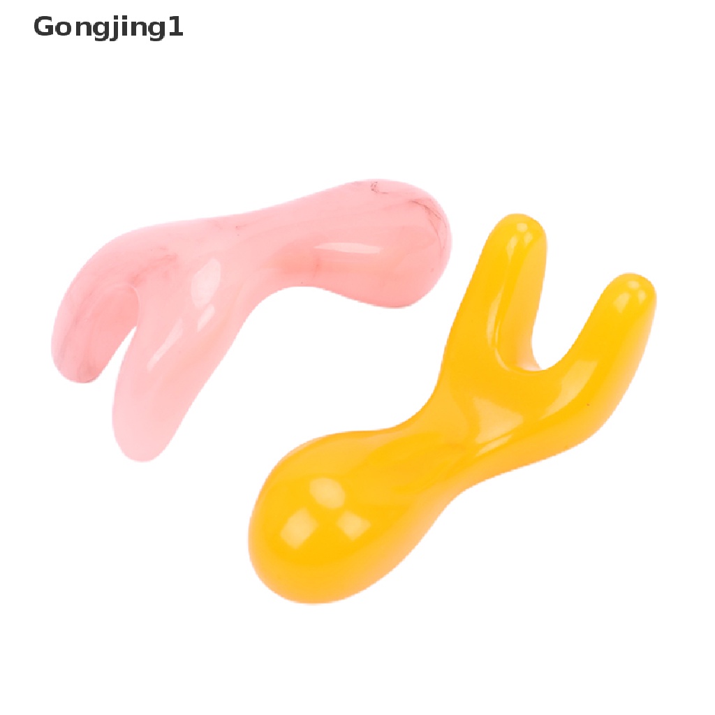 Gongjing1 Alat Pijat GuaSha Bahan Resin Alami Untuk Wajah / Hidung