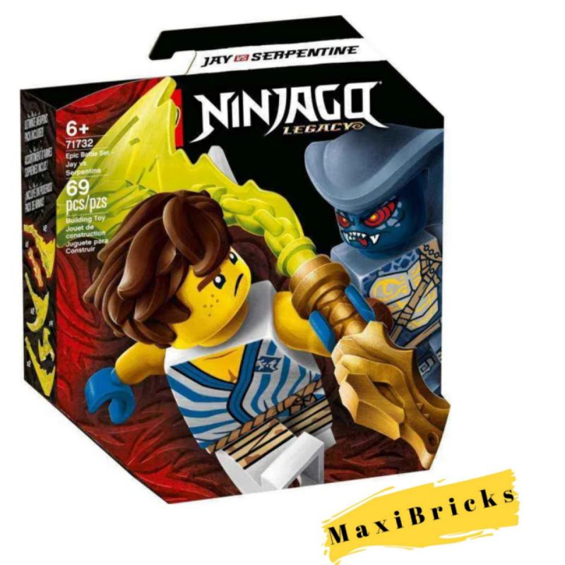 LEGO Ninjago 71732 Epic Battle Set Jay vs Serpentine