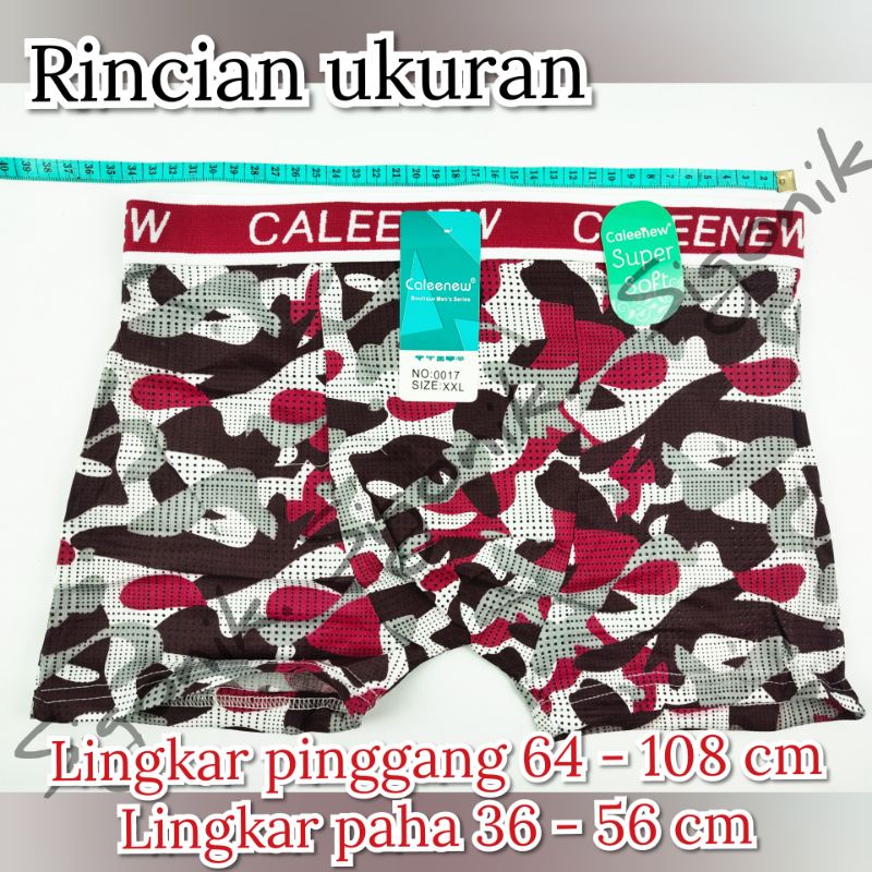 Boxer Celana Dalam Sport Pria Dewasa Cowok Remaja ABG Free Size L fit XL All Size Motif Murah