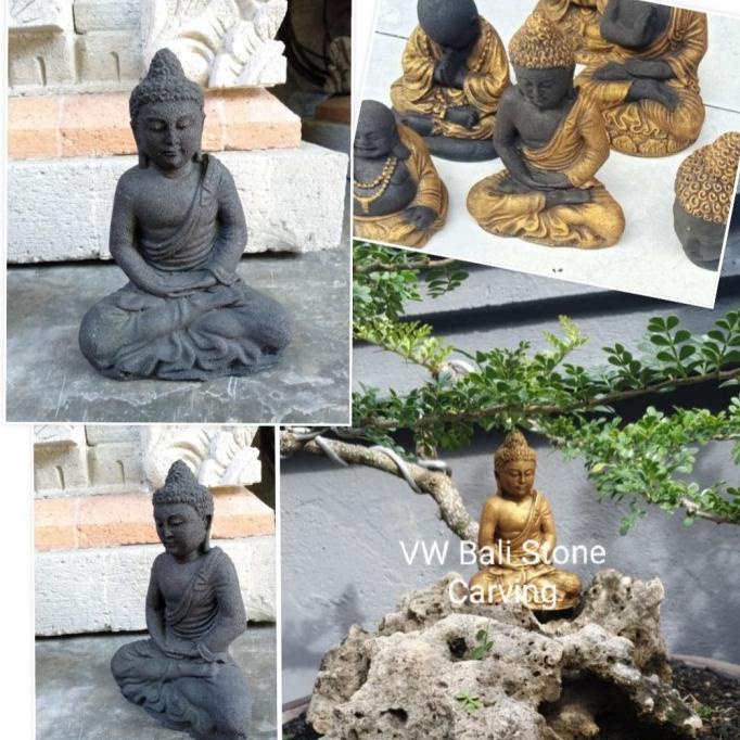 #####] Patung Budha 13cm pajangan / aquascape / miniatur bonsai