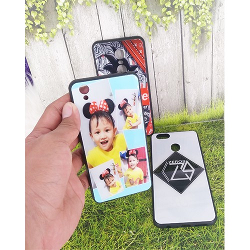 CustomCase Glass Glossy + Packing For IPHONE/XIAOMI/SAMSUNG/OPPO/VIVO