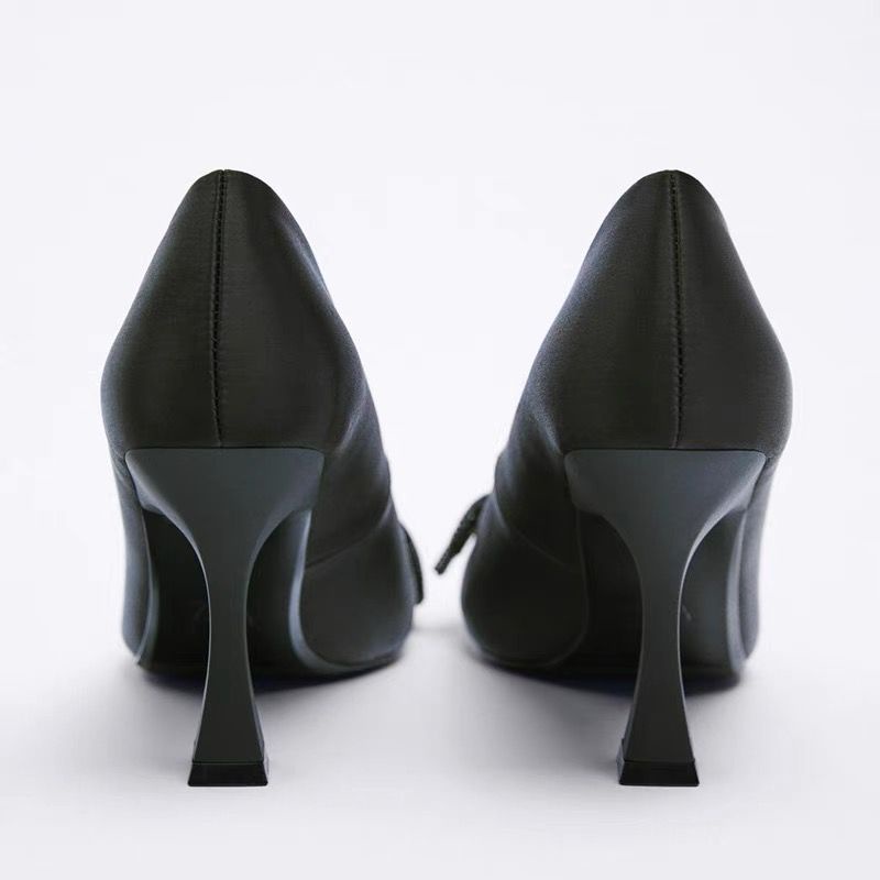 Heels ZR 334 black ribbon