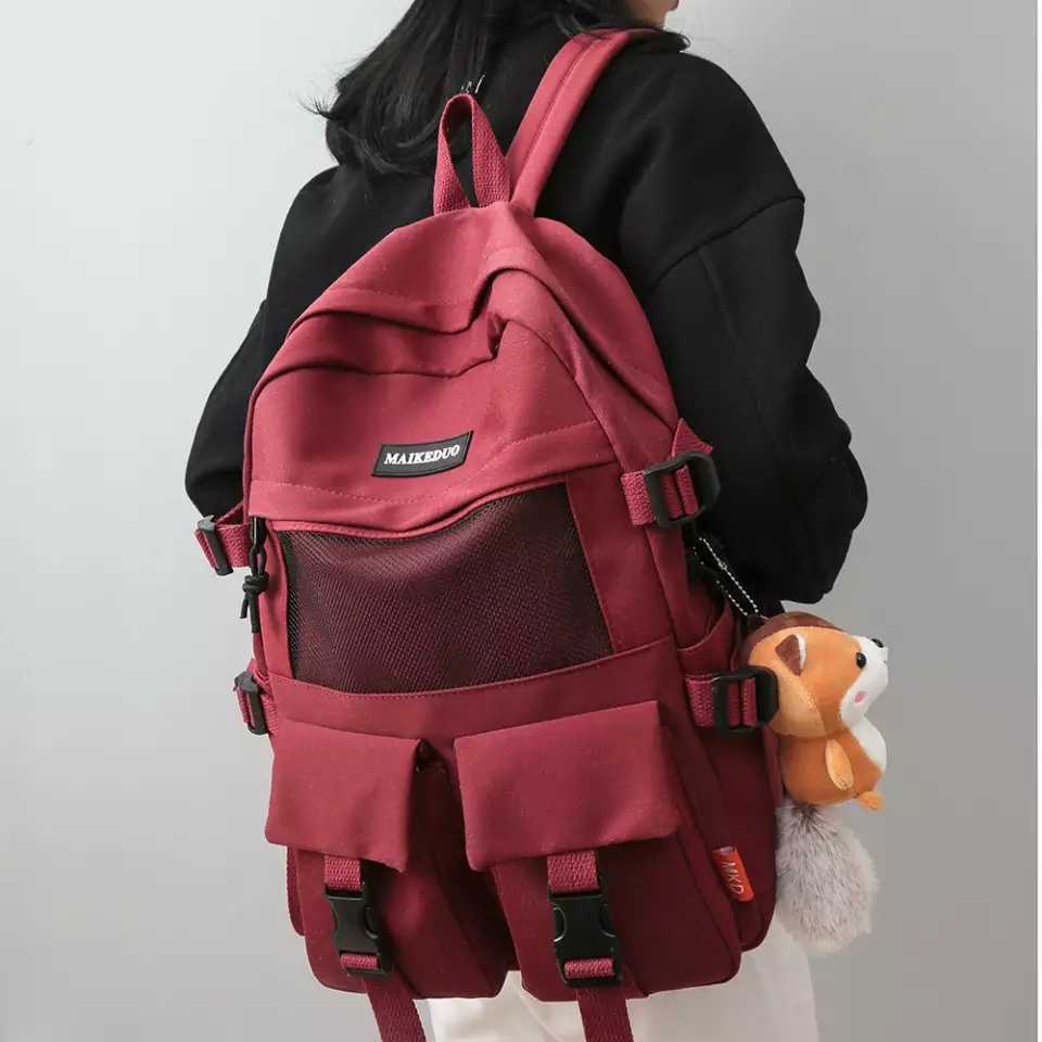 Tas Ransel Pria Wanita Reamaja / Tas Ransel Sekolah Laki-Laki perempuan SD SMP model Style Korean