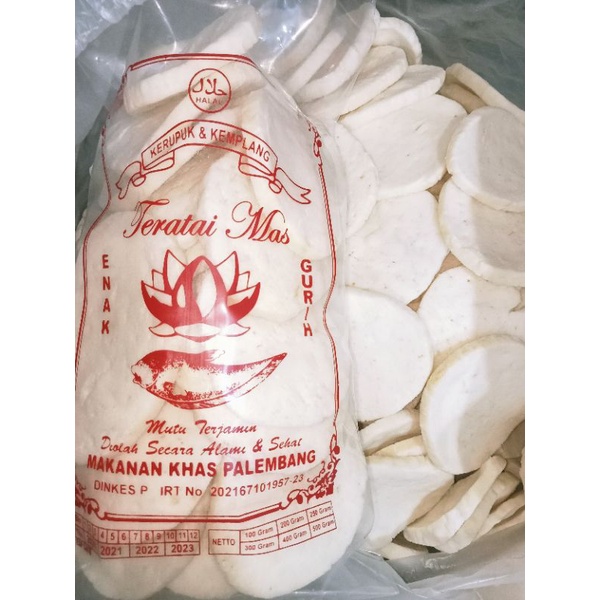 

Kerupuk & Kemplang Peser Super No.1 kemasan 250gram Ikan Tenggiri Asli
