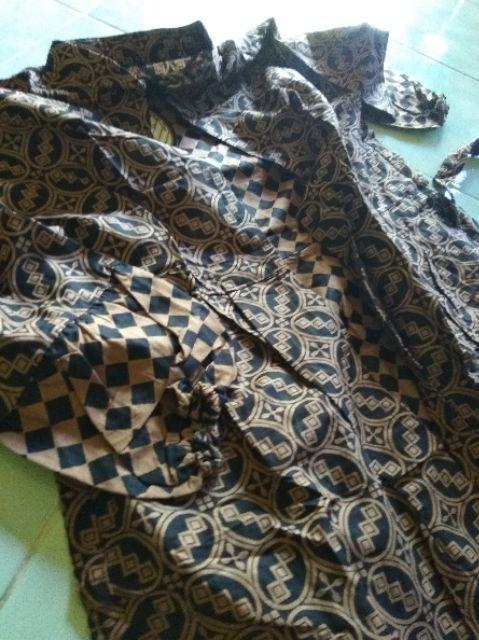 ((top Seller)) Gamis Cardy Ld 110 Xxl, Gamis Batik Manggar,padi,sekar,cantik,kubis,kipas,daun,kupu,n