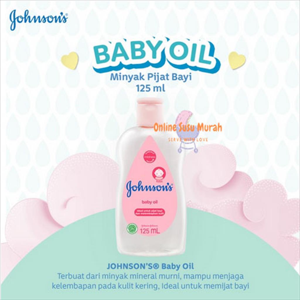 JOHNSON BABY OIL 125ML