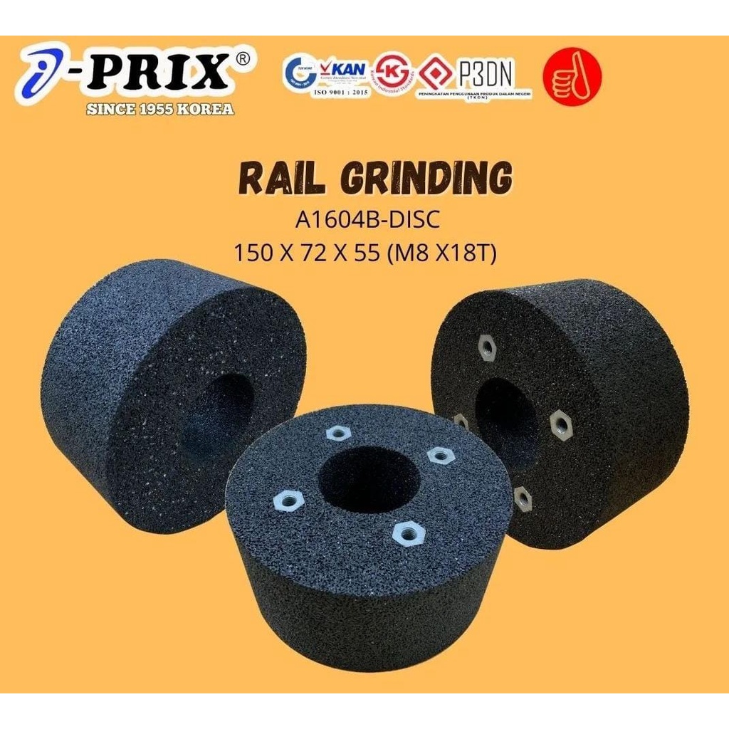 Batu Poles Rel Kereta 6 inc Iprix