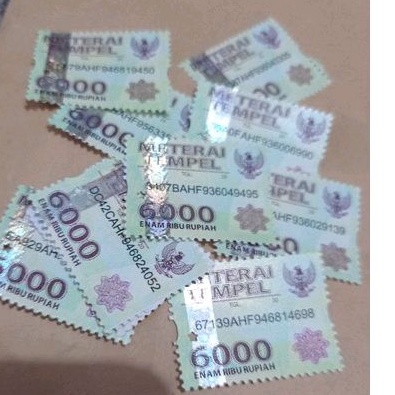 

Meterai 6.000 murah