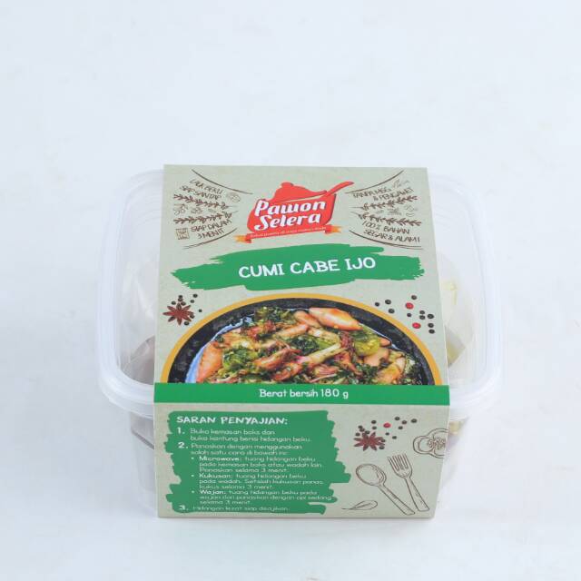 

Cumi Cabe Ijo - Lauk beku siap santap