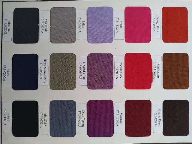 Kain Spandek Jersey Polos Meteran Ecer Grosir Harga Tercantum Per Setengah Meter