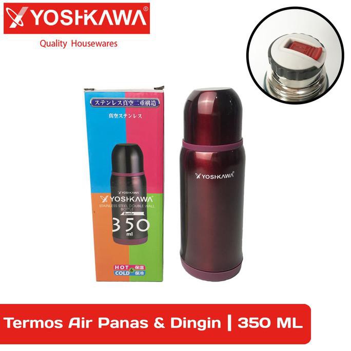 YOSHIKAWA TERMOS AIR PANAS DAN DINGIN 350 ML EVL EV102A MERAH