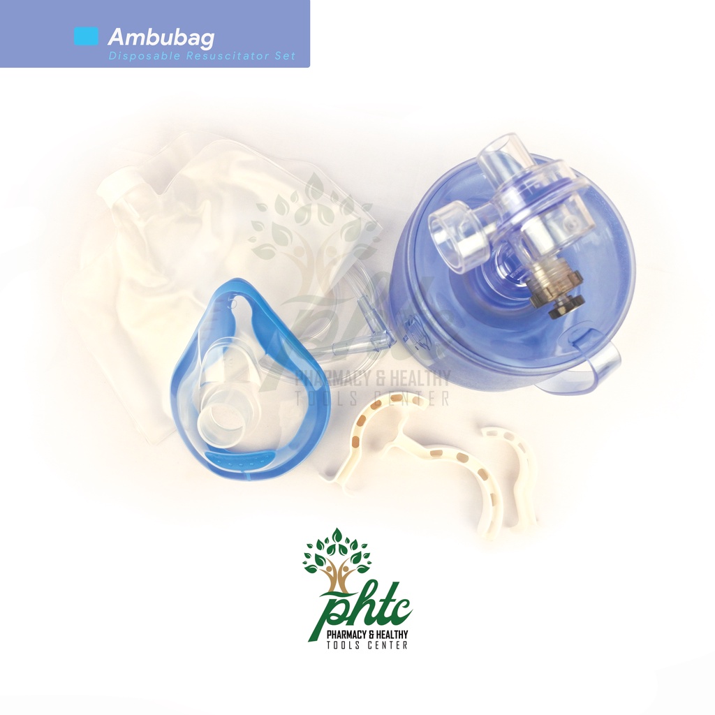 MPM Amubag l Set Resuscitator Sekali Pakai - Disposable Resuscitator Set