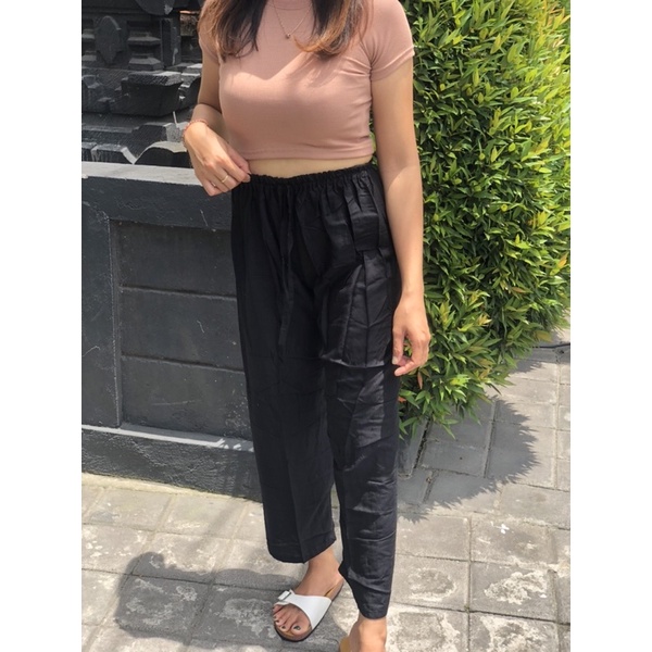 KULOT POLOS highwaist muat bb 55-80kg KULOT RAYON POLOS-3