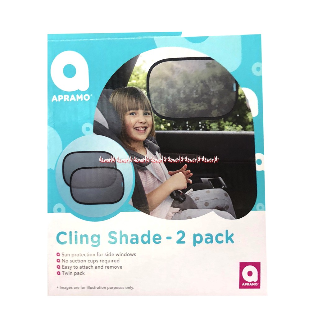 Apramo Cling Slade 2 Pack Penutup Kaca Mobil