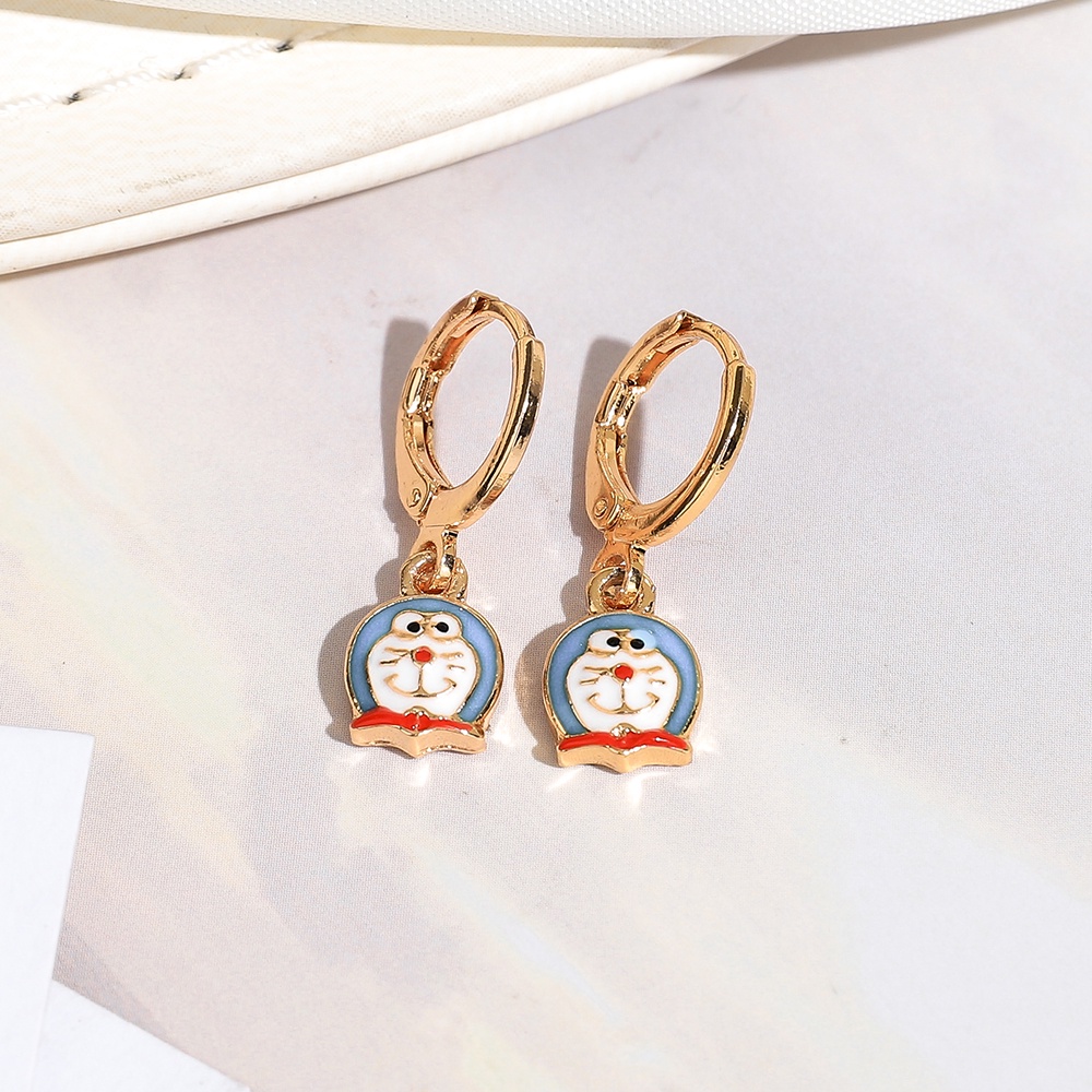 ♥✅Moya0158✨Titanium Set Perhiasan Anak Perempuan Satu Set Kalung Cincin Gelang Anting D415