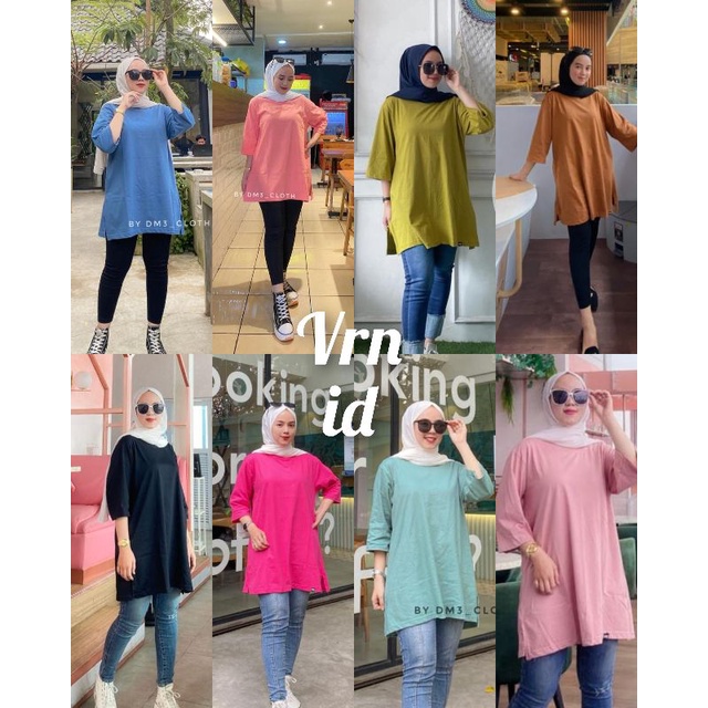 VRN ID- ATASAN OVERSIZE DM3 ORIGINAL/ATASAN KAOS/ATASAN WANITA/DM3