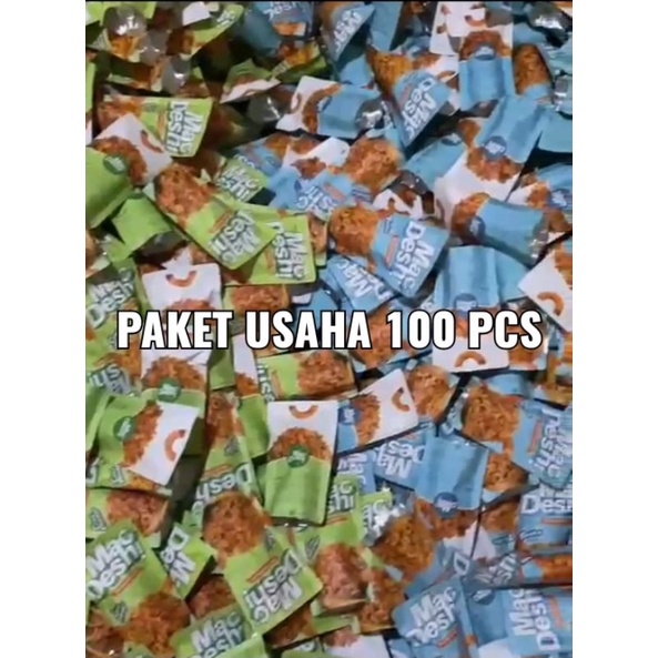 

paket 100 pcs mie lidi, basreng, macaroni sultan, keripik tempe camilan viral