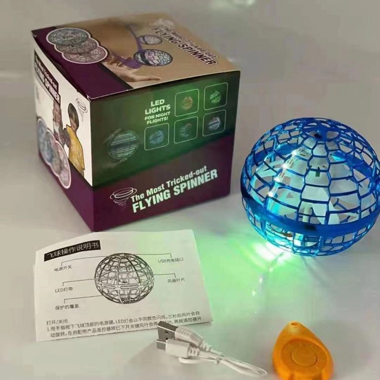 Bola Spinner Terbang LED Flying Flynova Pro Gyrosphere Bola Boomerang