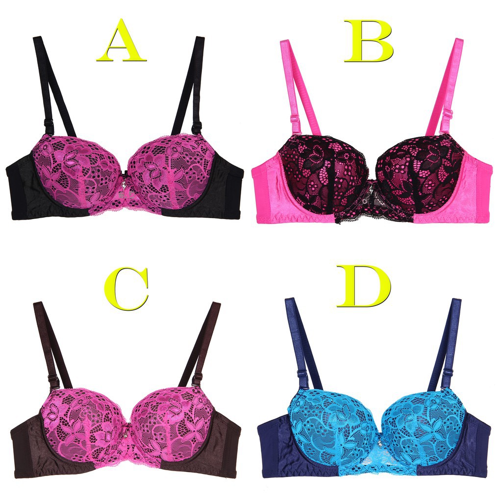 SCALEN | SIZE 34B-38B | Push Up Bra Kawat 1230