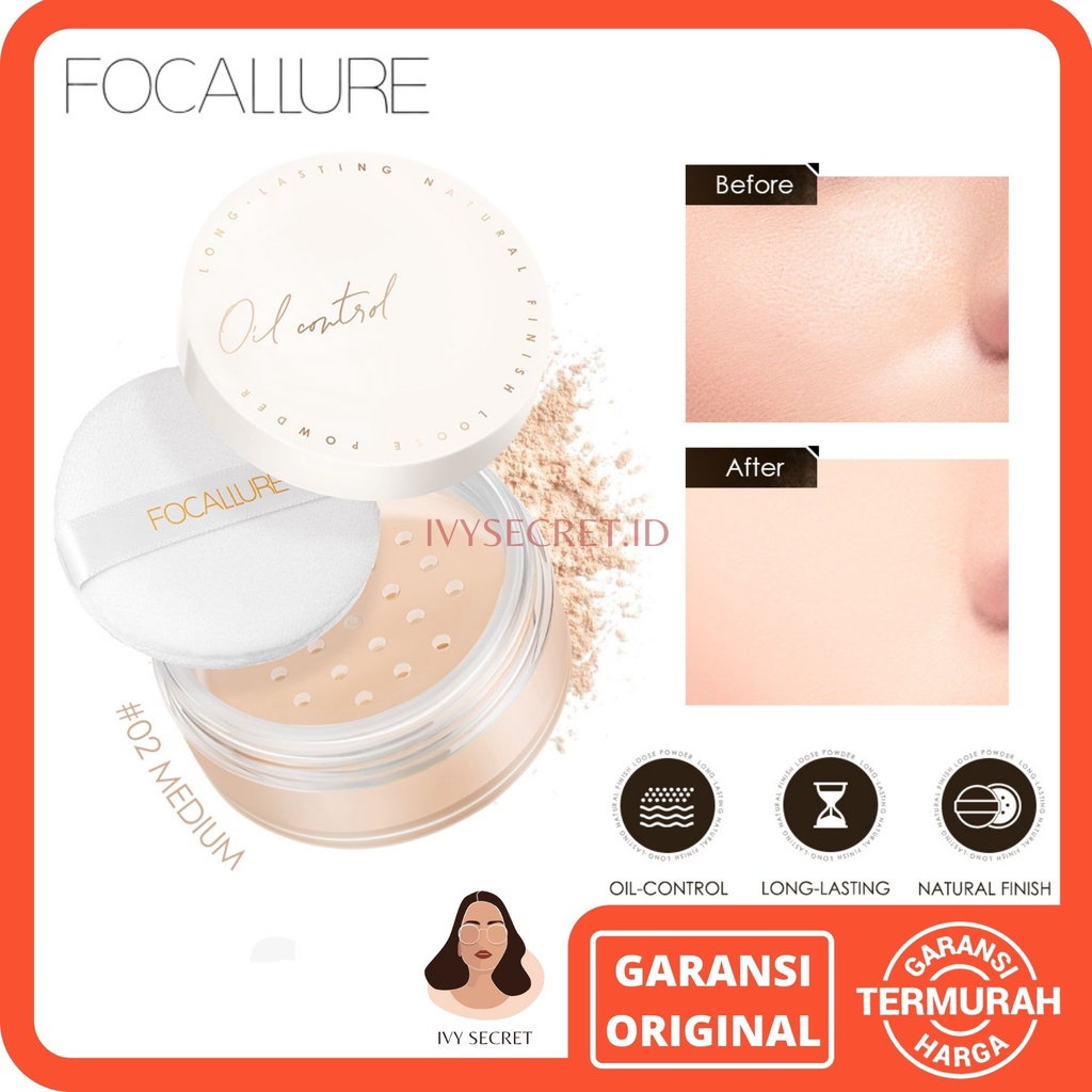 Focallure Loose Powder Focallure Poreless Matte Loose Powder Oil Control Bedak Tabur Focallure Bedak Focallure Perfect Base Oil Control Focallur Focalure Fucallure Focalure Foccalure