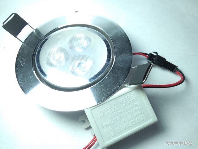 [DSP-9189] LED SPOT SOROT 3MATA 3WATT PUTIH KEKUNINGAN