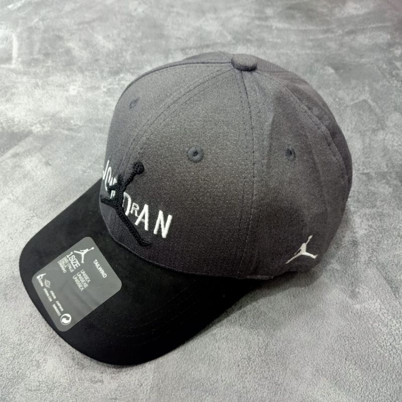 Topi Jordan Jumpman Grey Topi Baseball Premium Quality