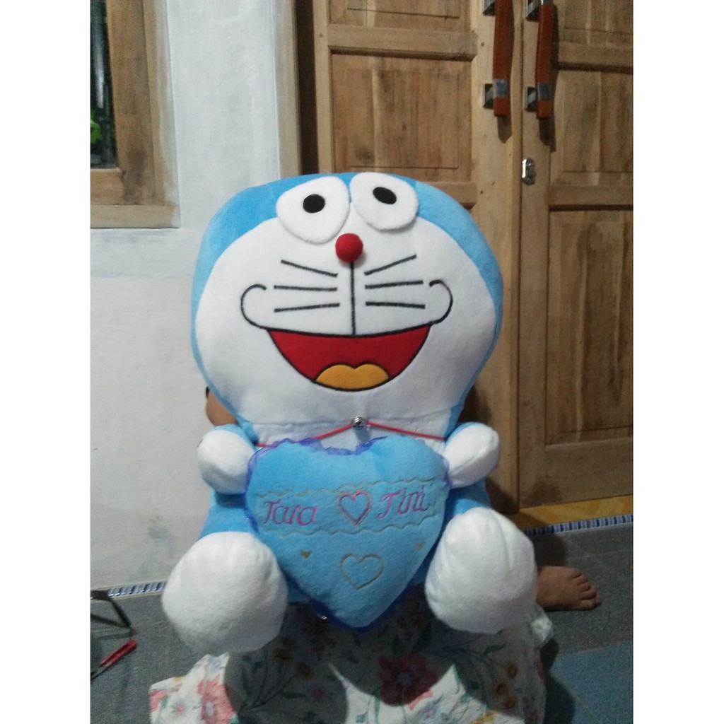 Jual Boneka Doraemon Jumbo Gratis Ukir Nama Max 15 Huruf Shopee