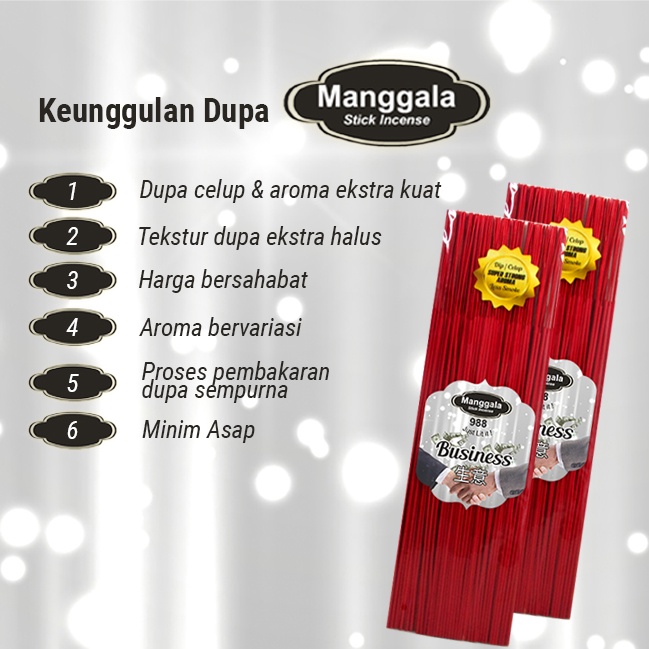 Dupa / Hio Wangi Business Manggala Stick Merah 39 cm 200 gr