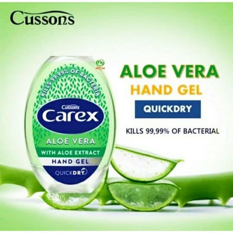 Carex Aloe Vera Hand Gel Quick Dry 50ml Hand Sanitizer