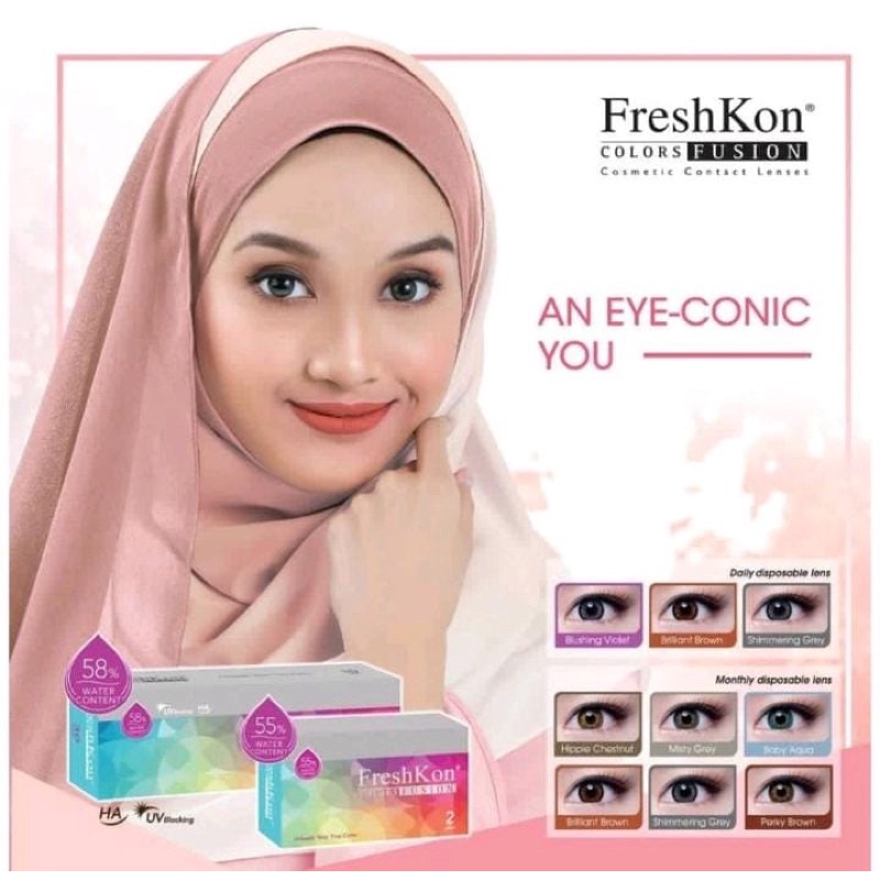 SOFTLENS WARNA HARIAN FRESHKON COLOR FUSION 1DAY