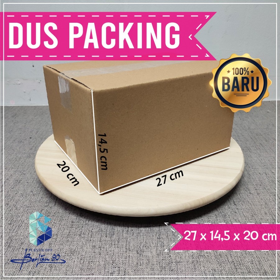 

Kardus Packing 27x20x14,5 Karton Box Packaging Dus Baru Polos Murah