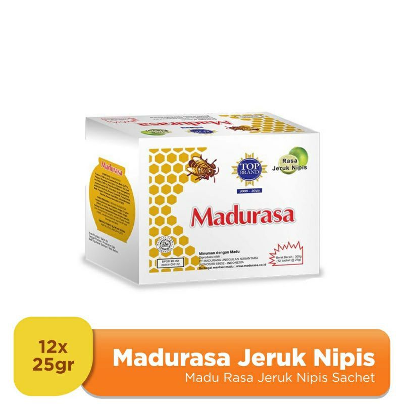 

Madurasa Rasa Jeruk Nipis (Isi 12sachet @25ml) Madu Rasa